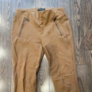 Rachel and Zoe fitted brown dress pants